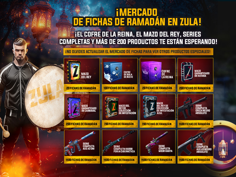 Mercado de Fichas de Ramadán en Zula!